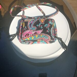 Vera Bradley cross body comes with wristlet and strap